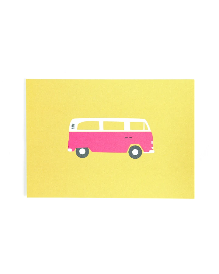 Postkarte Bulli