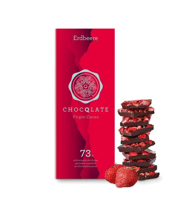Bio-Schokolade Erdbeere 75g
