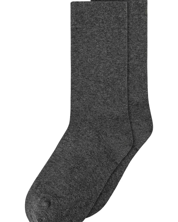 Socken 2er Pack Basic Anthrazit Melange 43-46