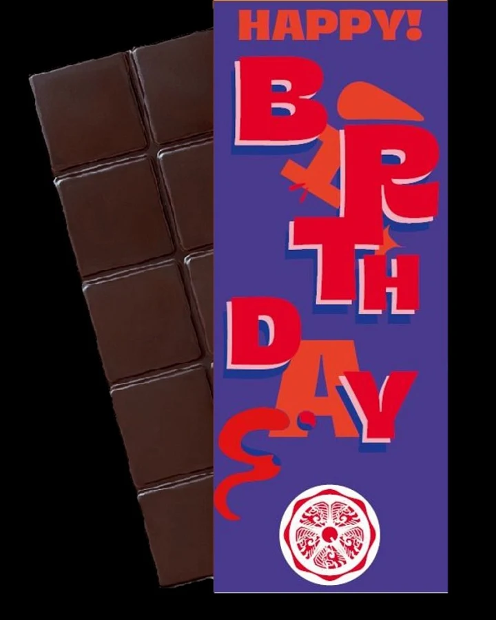 SweetGreets Bio-Schokolade Happy Birthday