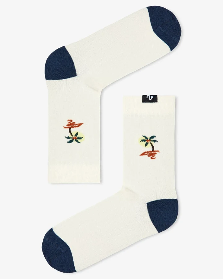 Bio Socken Hawaii - Naturweiße Socken 36-40
