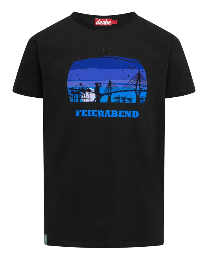 Feiernacht Herren T-Shirt Jet Black S
