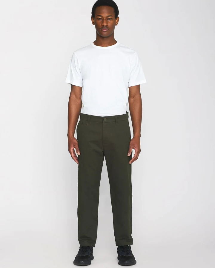 Chuck Regular Chino Twill Pants - GOTS/Vegan Forrest Night 34/34