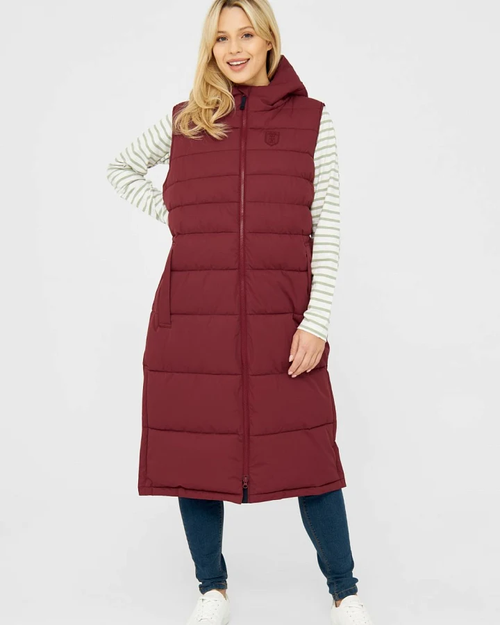 Vestholm Long Tibetan Red/Check 34