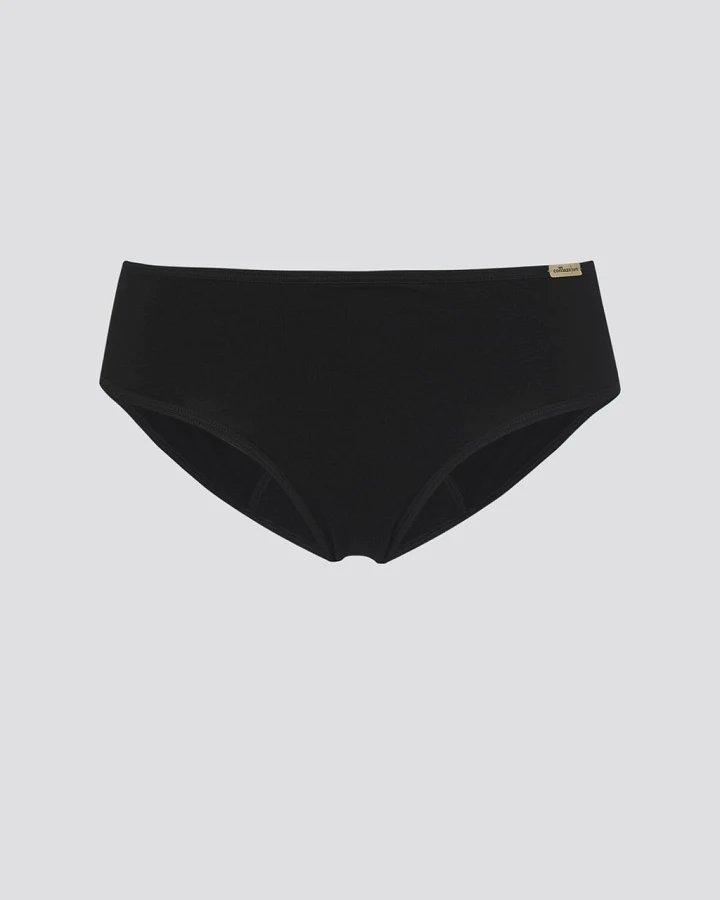 Perioden-Slip M 2733 Fairtrade Schwarz 42