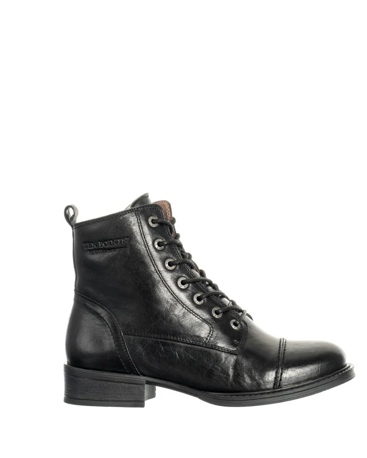 Pandora Wool - Schnürstiefel Zipper Black 37