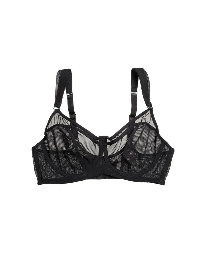 Curve Style Bra Speedwell Black 80C
