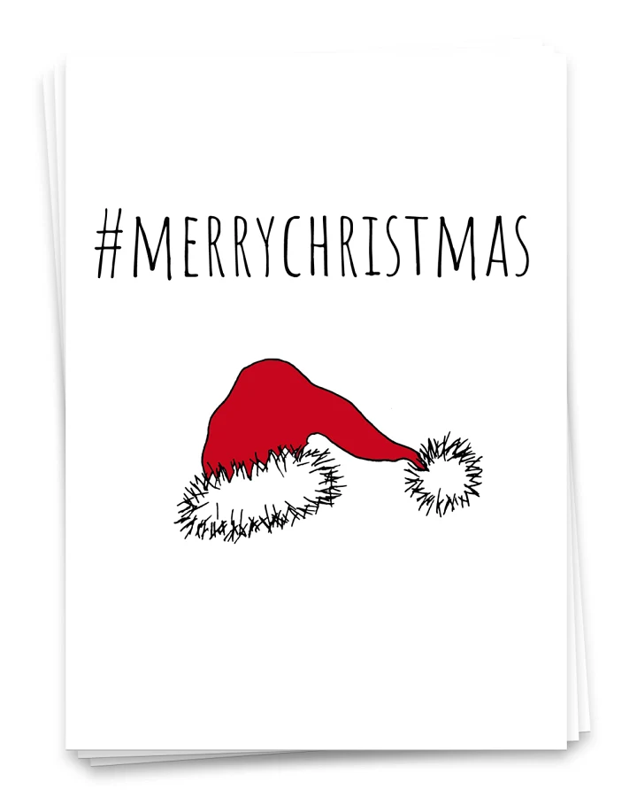 Postkarte A6 Merry Christmas