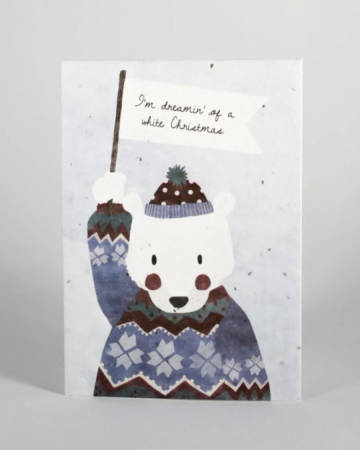 Postkarte A6 I'm Dreamin' Of A White Christmas