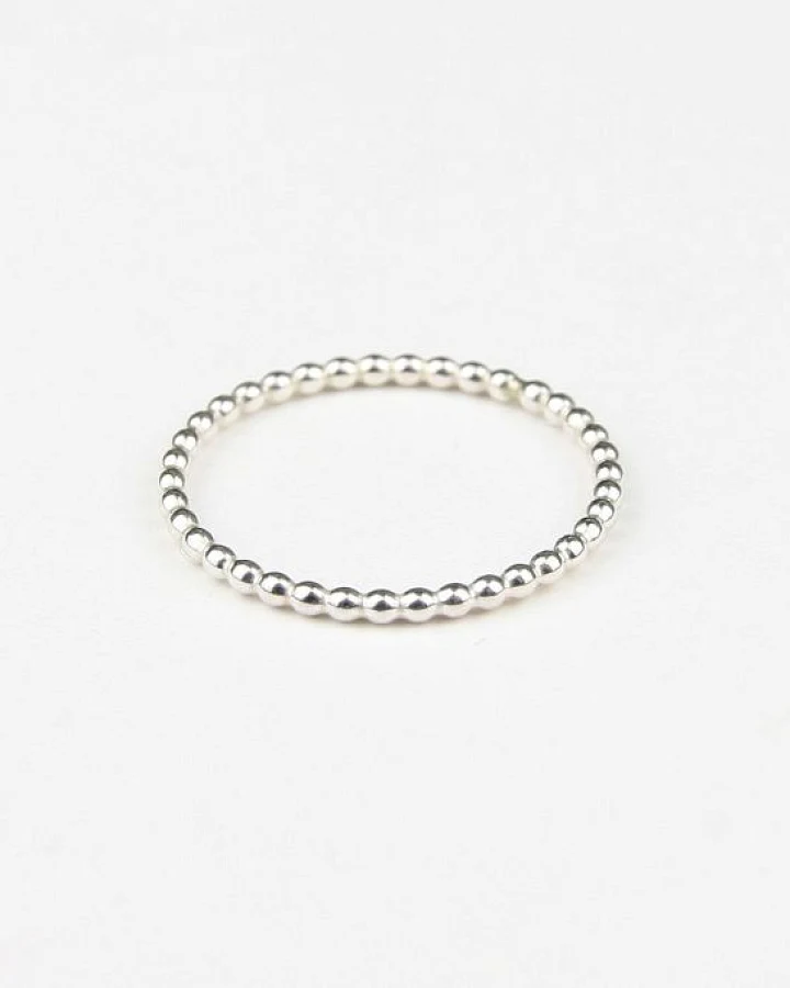 Ring Medium Pearls Silber S