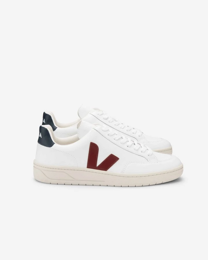 V-12 Leather Extra White Marsala Nautico 41M