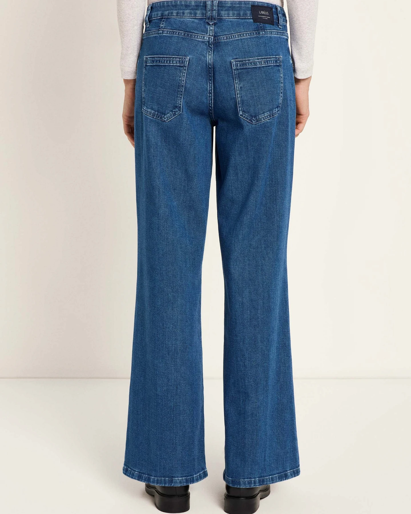 Marlenejeans mit Bundfalte (GOTS) – Ansicht 5
