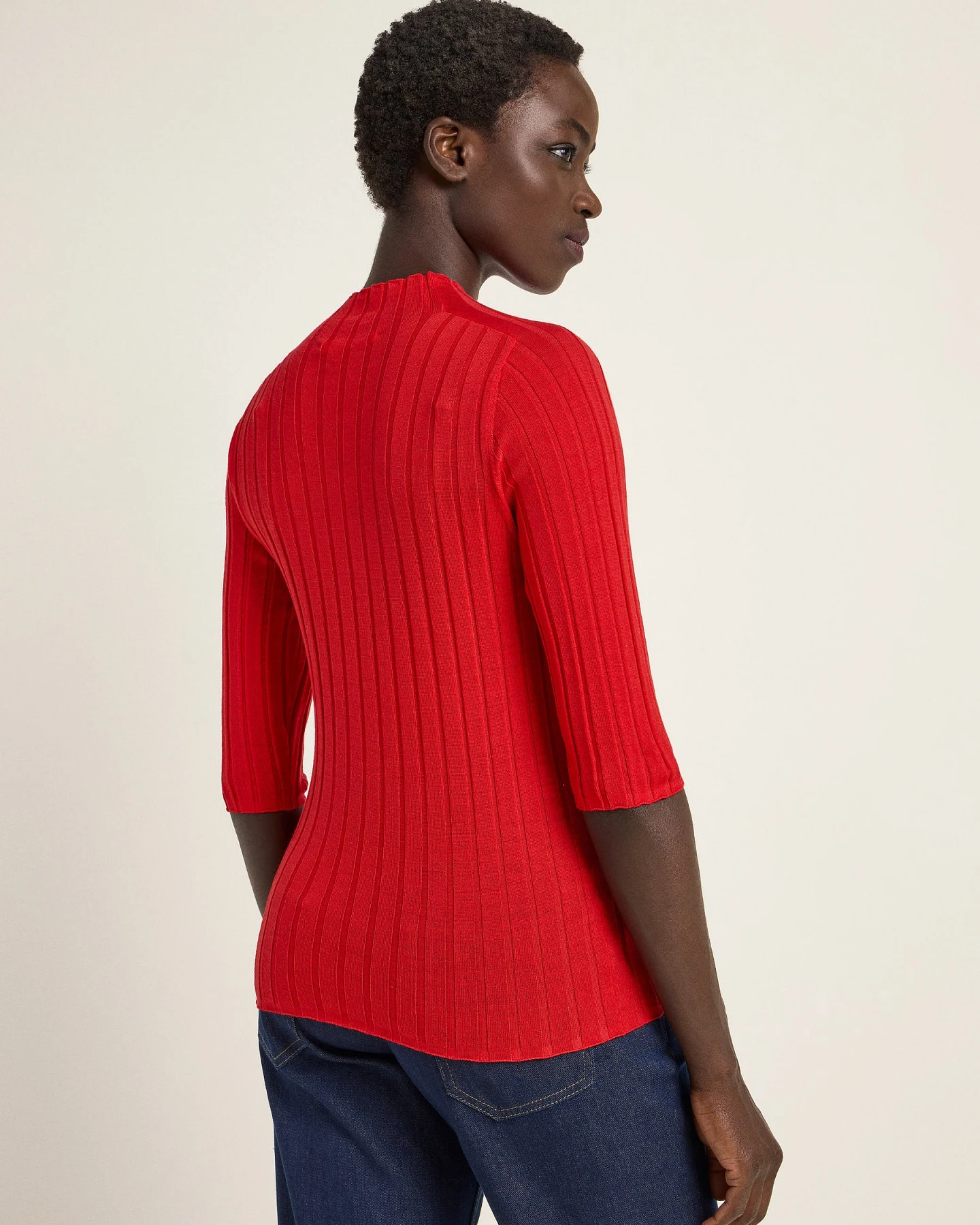 Rippenpullover Halbarm (GOTS) – Ansicht 7