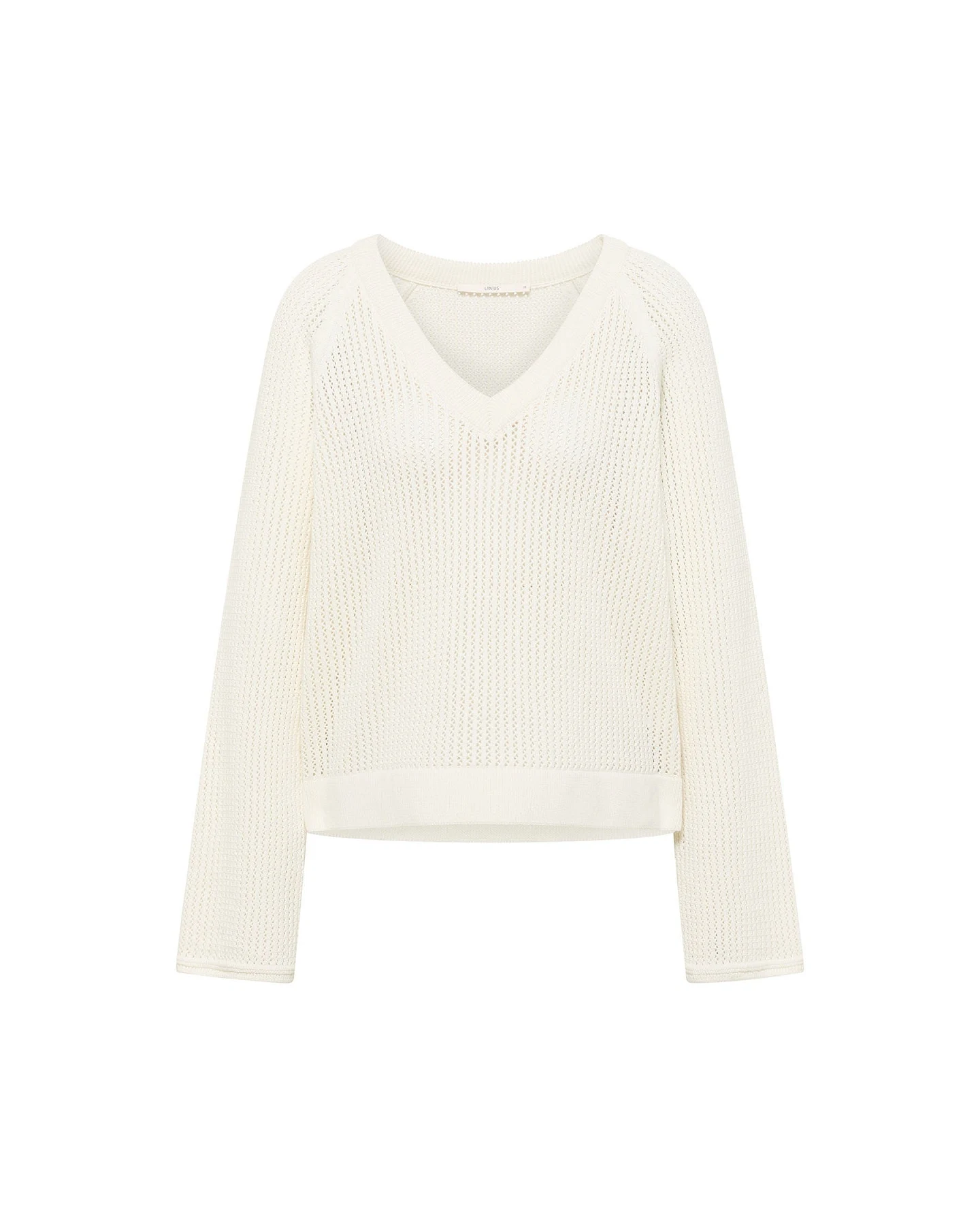Pullover mit Netzstruktur (GOTS) – Ansicht 8
