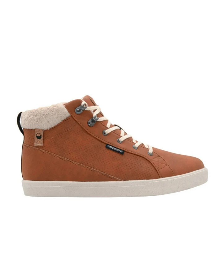 SAOLA Damen vegan Sneaker Damen Wanaka Wasserdicht Warm Karamell
