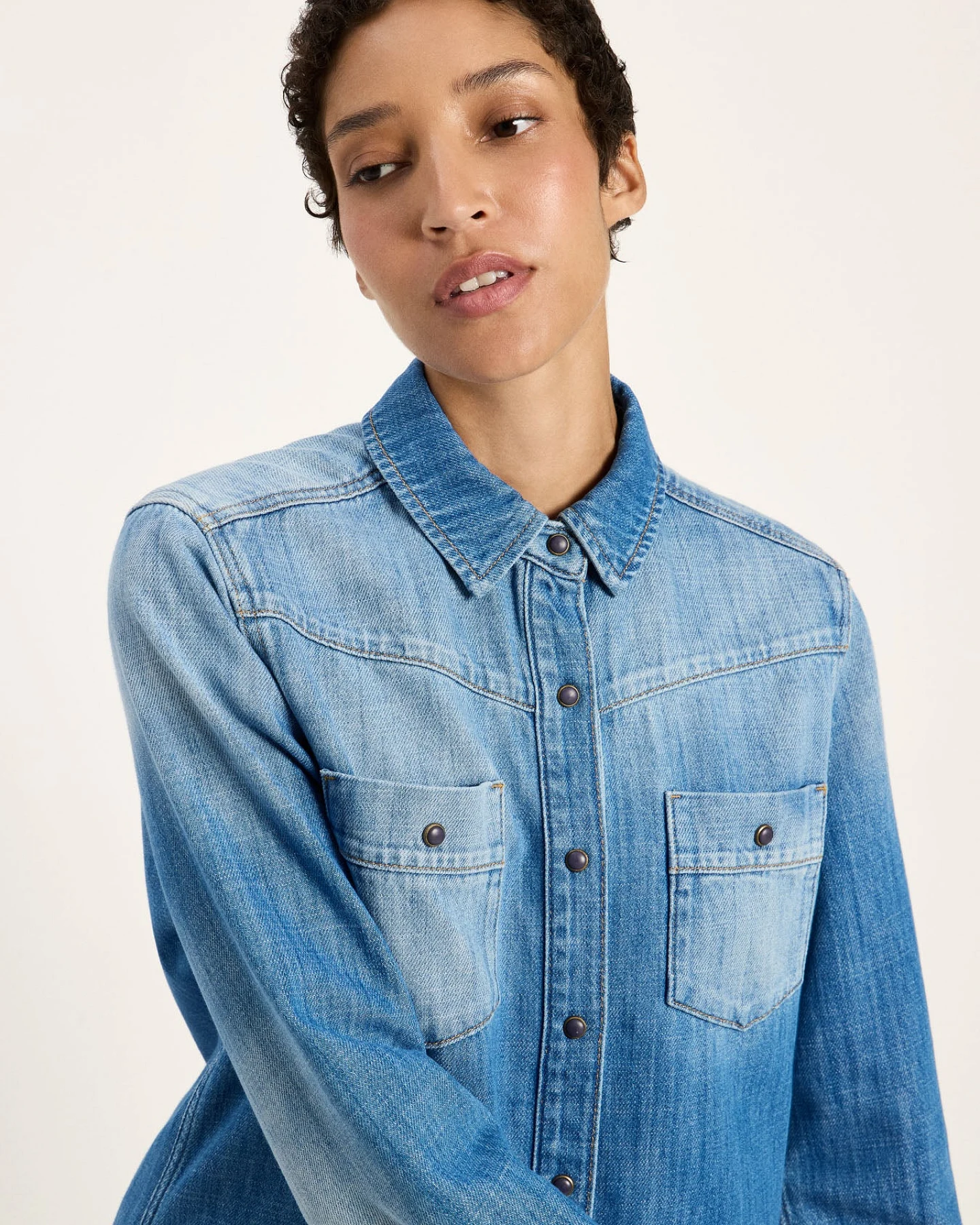 Jeansbluse (GOTS) – Ansicht 5