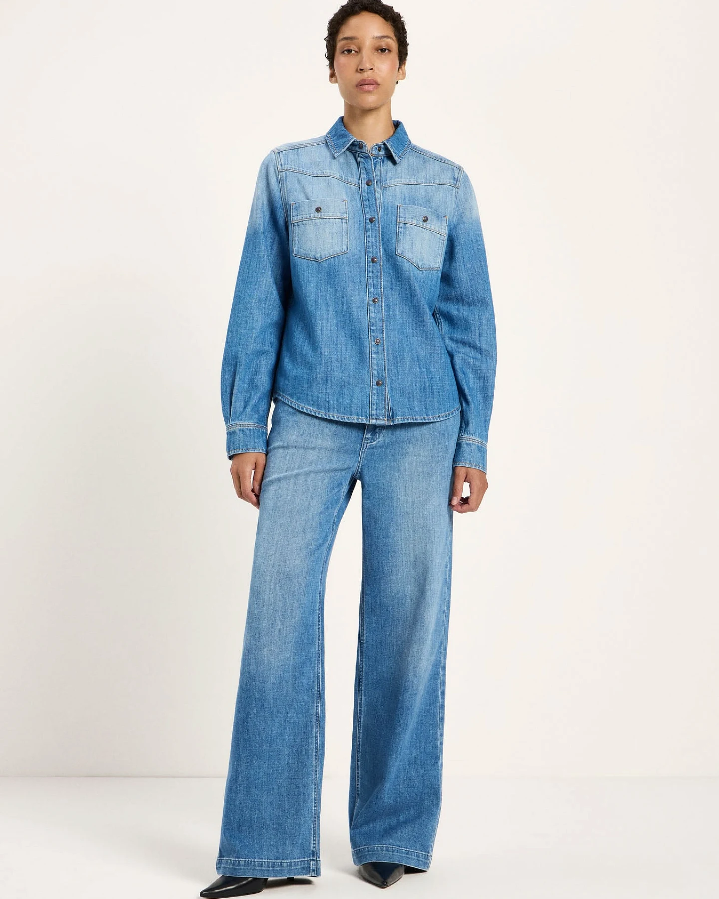 Jeansbluse (GOTS) – Ansicht 2