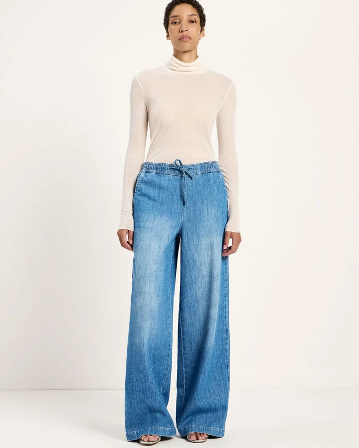 Vorbestellung - Wide Jeans "SHORE" (GOTS)