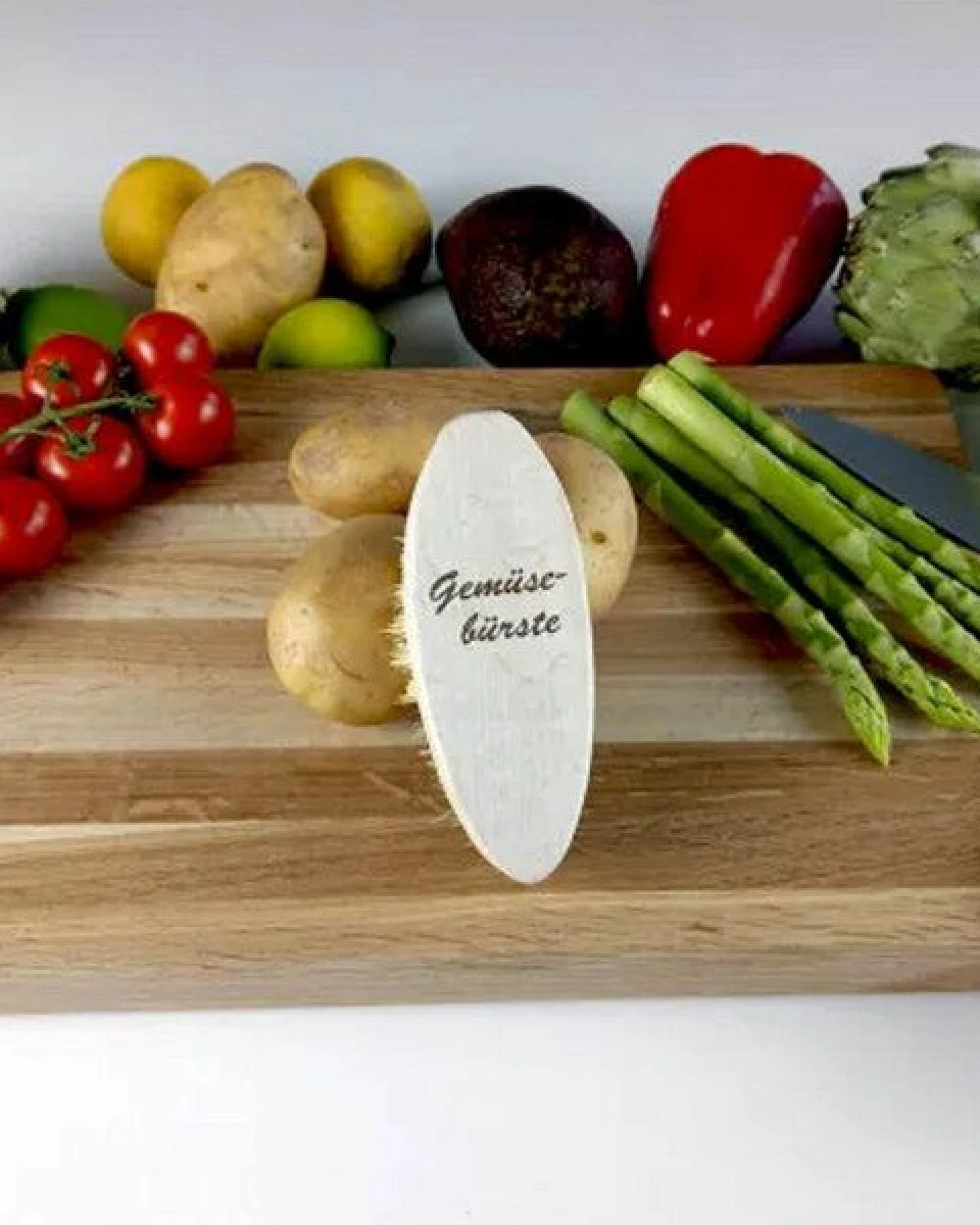 Mitienda Shop Gemüsebürste aus Holz 14cm – Ansicht 2