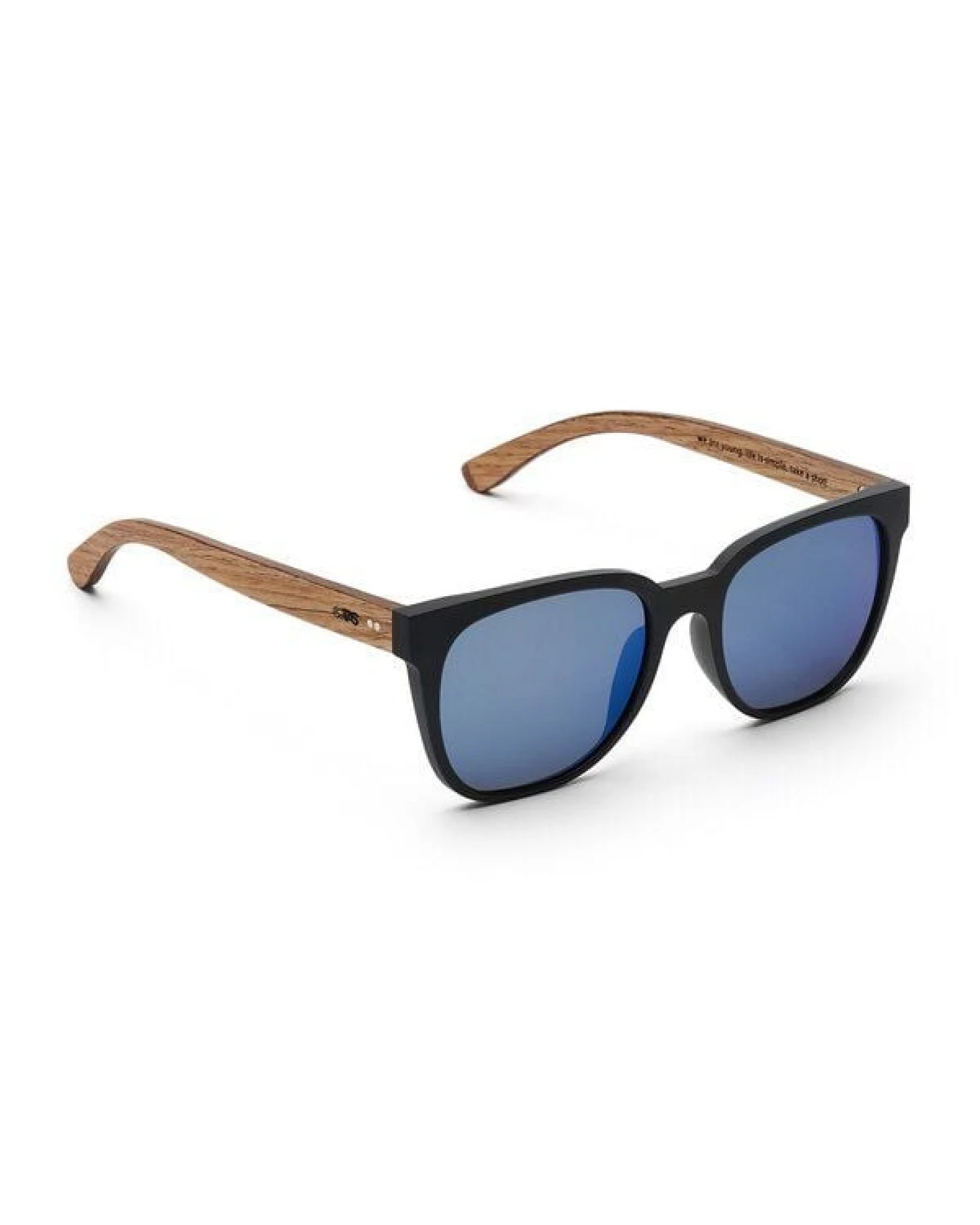TAKE A SHOT Holz Sonnenbrille Eckig für Herren und Damen – Ansicht 2