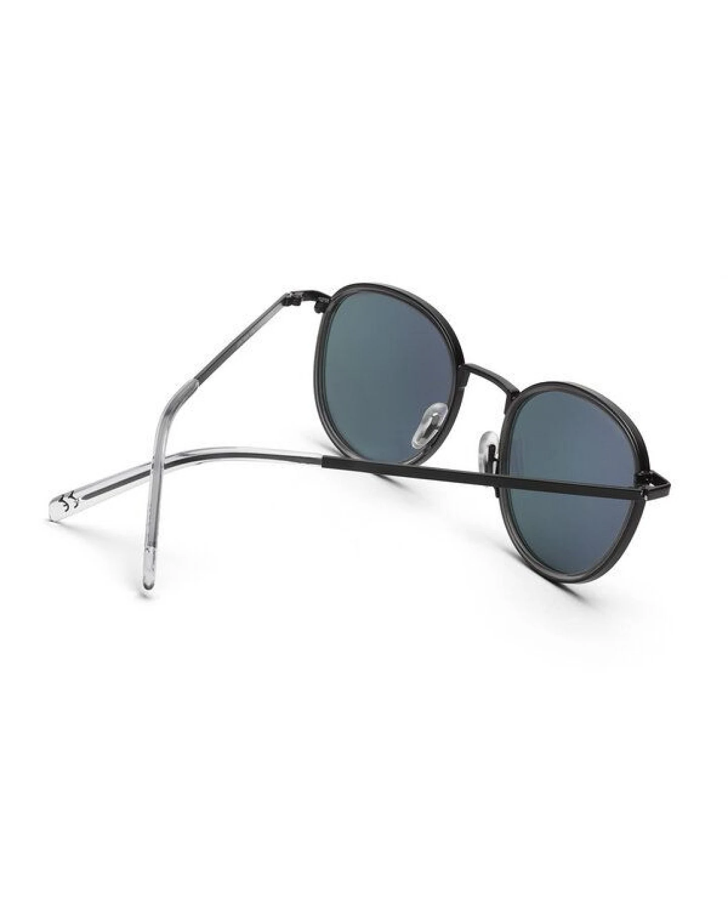 TAKE A SHOT Runde Sonnenbrille aus Edelstahl mit ECO Acetate - Ada Kollektion – Ansicht 3