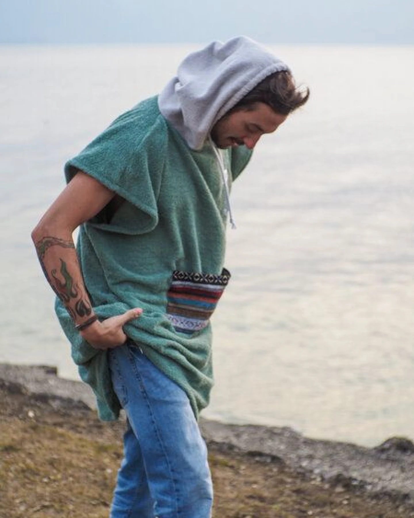 Zeachild Surfponcho Aztek Bio-Frotte – Ansicht 3