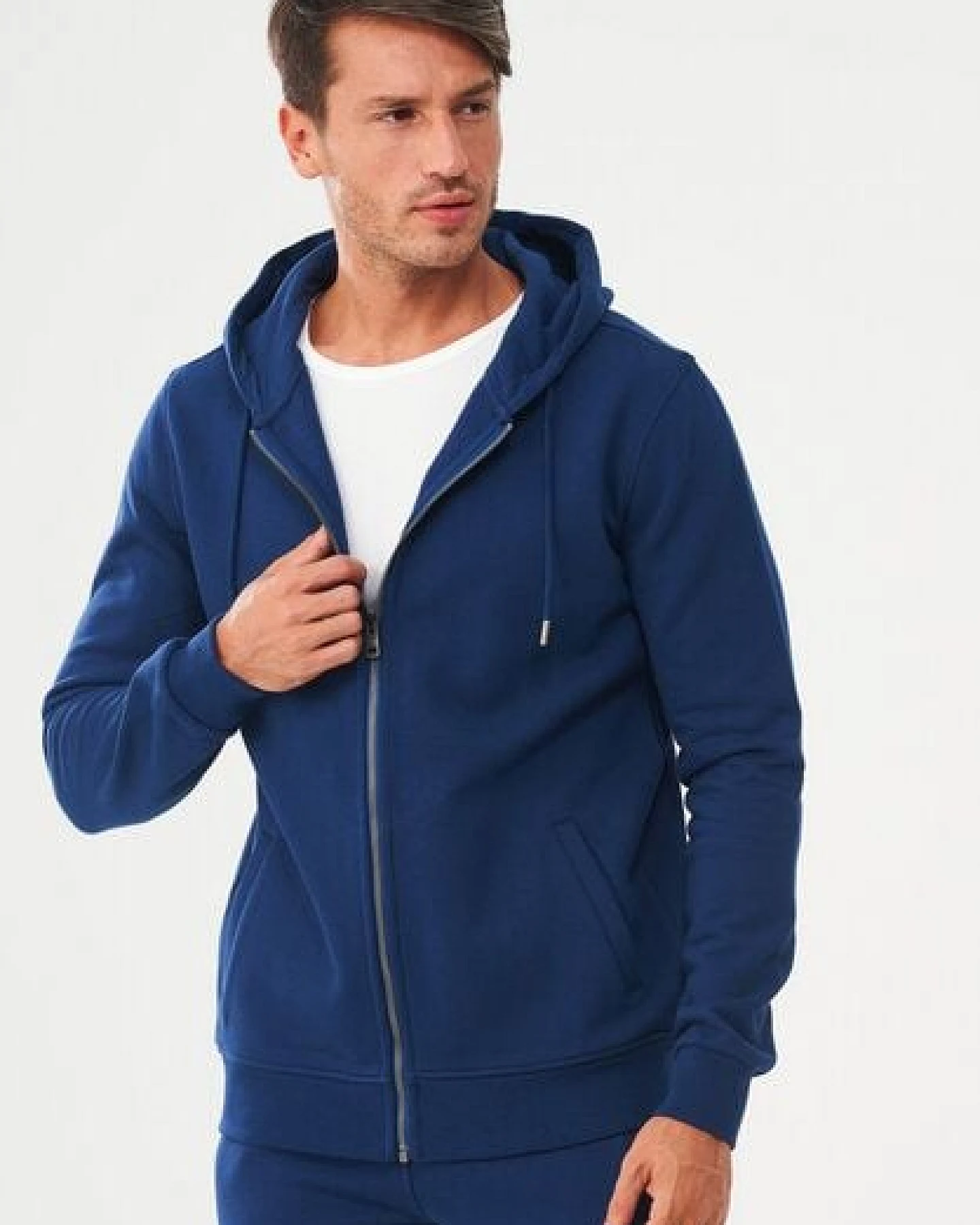 ORGANICATION Sweatjacke aus Bio-Baumwolle – Ansicht 2