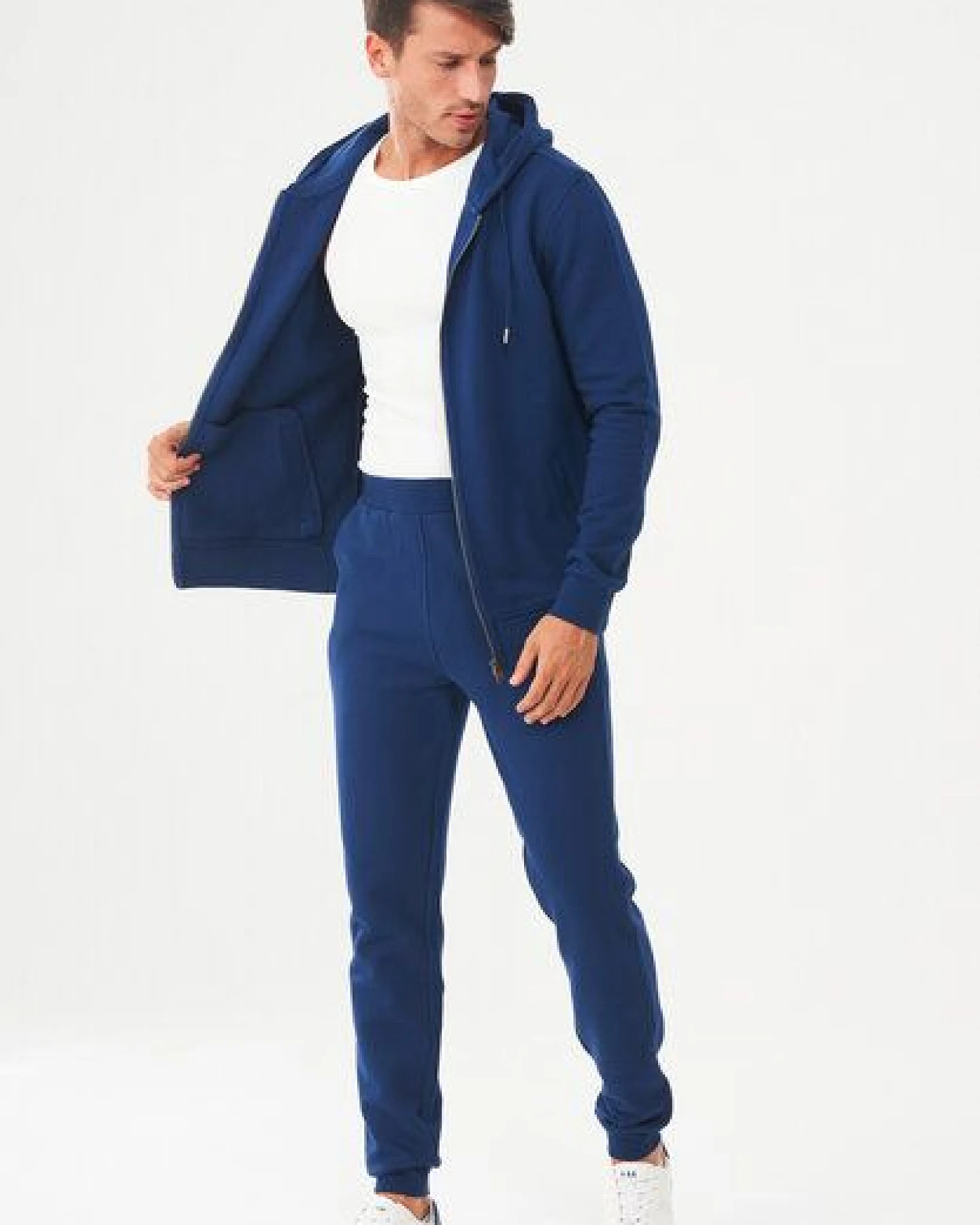 ORGANICATION Sweatjacke aus Bio-Baumwolle – Ansicht 3