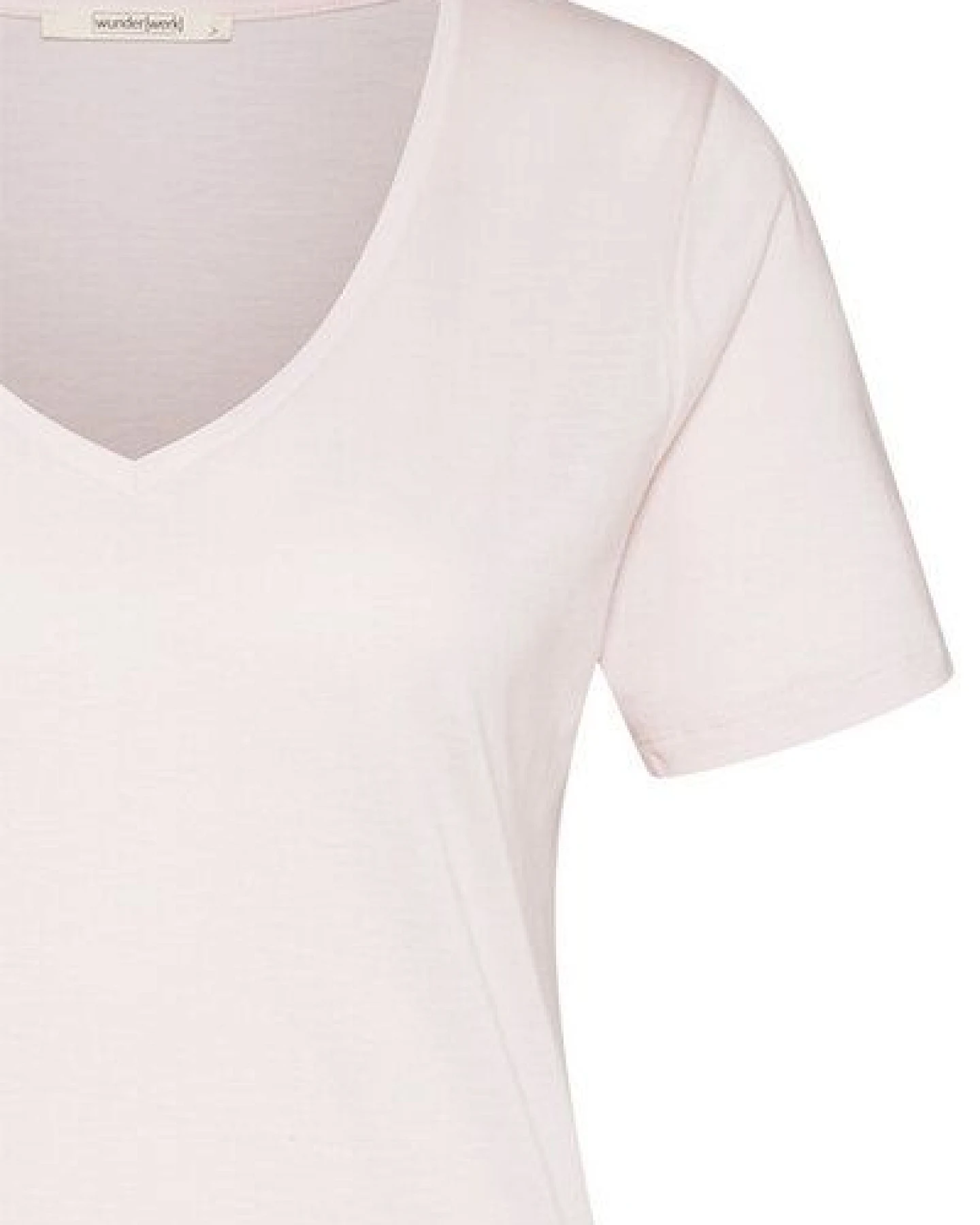 Wunderwerk Damen T-Shirt, V-Auschnitt, aus Biobaumwolle und Modal "Metro v-neck tee" – Ansicht 4