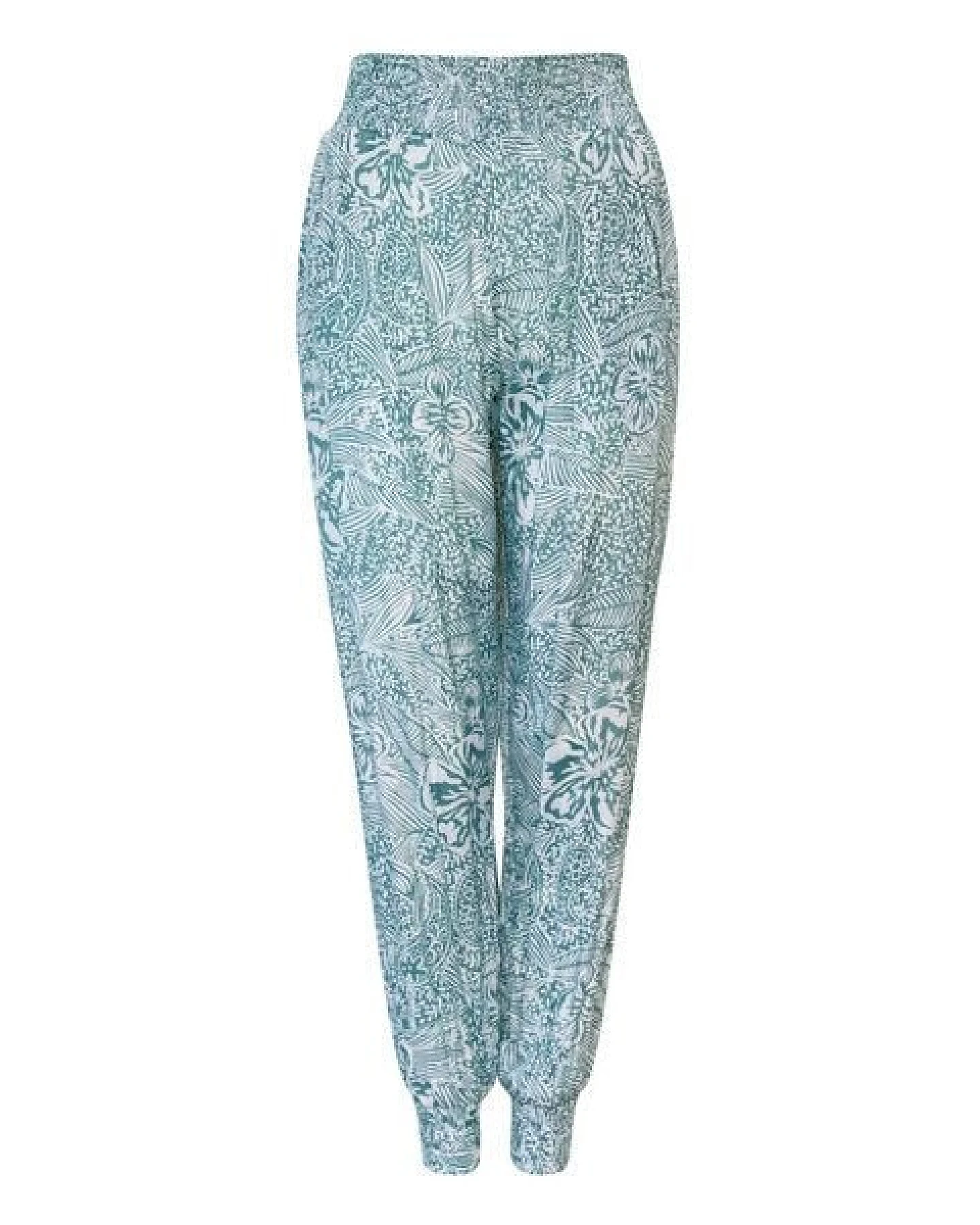 Jaya ANANDA ROSEBIRD & FLOWERS - Damen - Sommerhose für Yoga und Freizeit – Ansicht 2