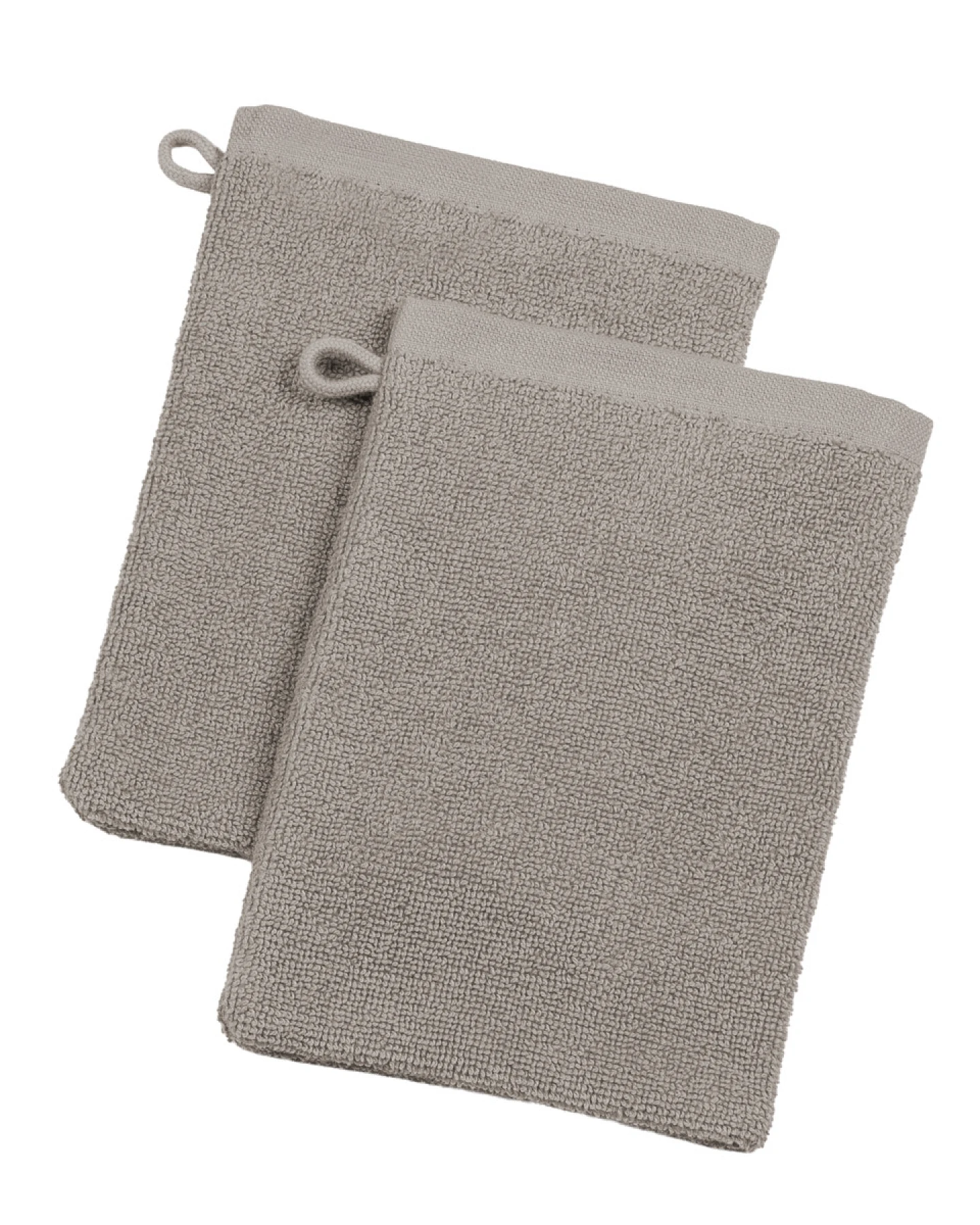 Home Waschhandschuh, 2er-Pack Beige – Ansicht 2