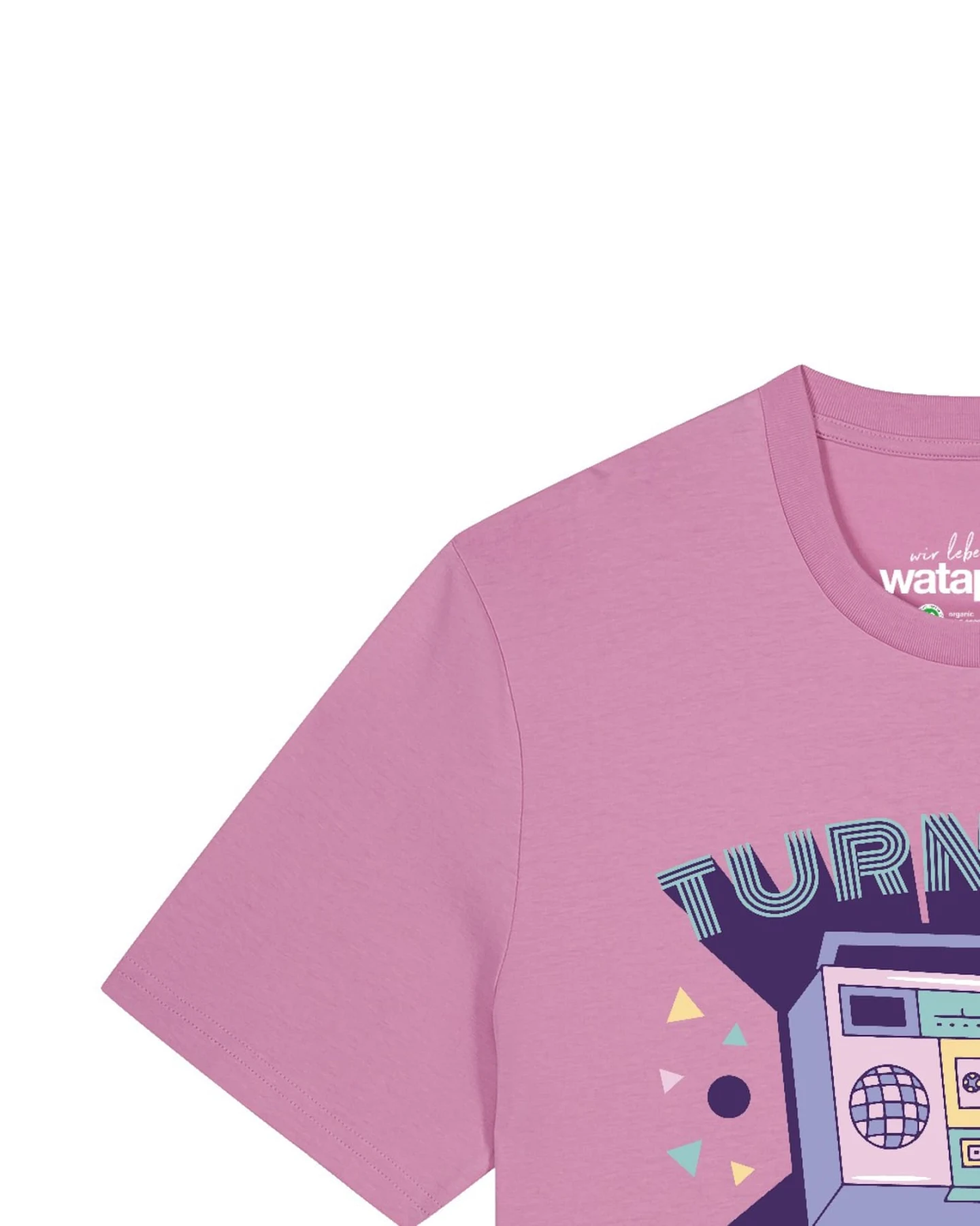 Watapparel T-Shirt Turn the music up – Ansicht 3