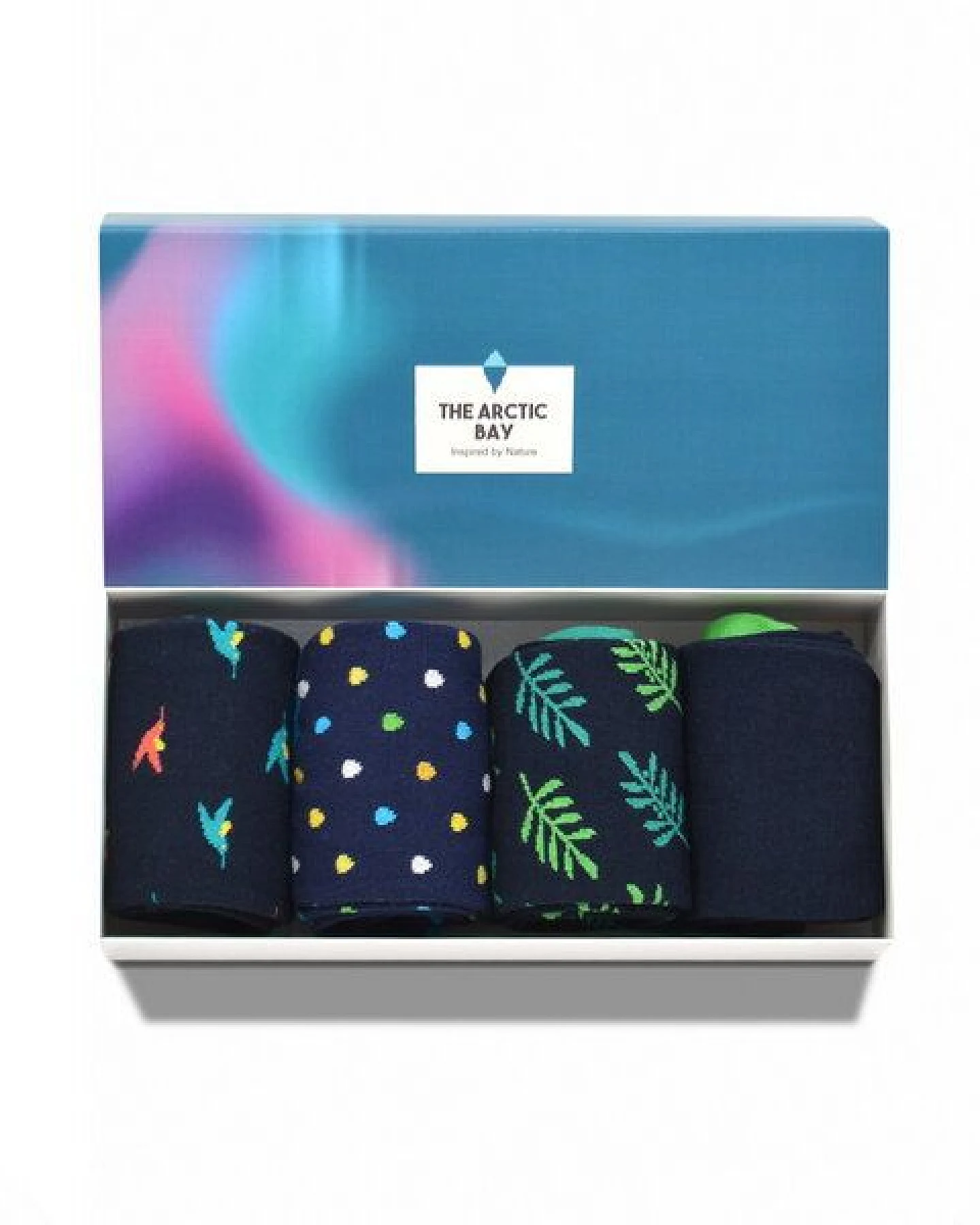The Arctic Bay Baumwollsocken aus Bio-Baumwolle – Deep Blue Edition (4er Set) – Ansicht 2