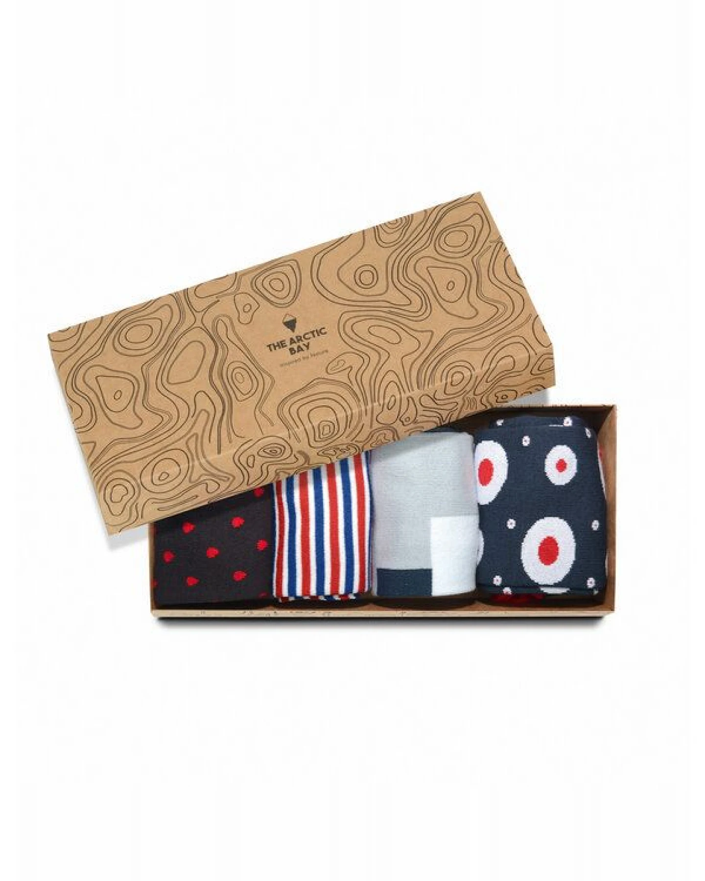 The Arctic Bay Socken 4er-Pack aus Bio-Baumwolle – Eldur Edition – Doppelfadig, Nachhaltig & Fair Hergestellt – Ansicht 2