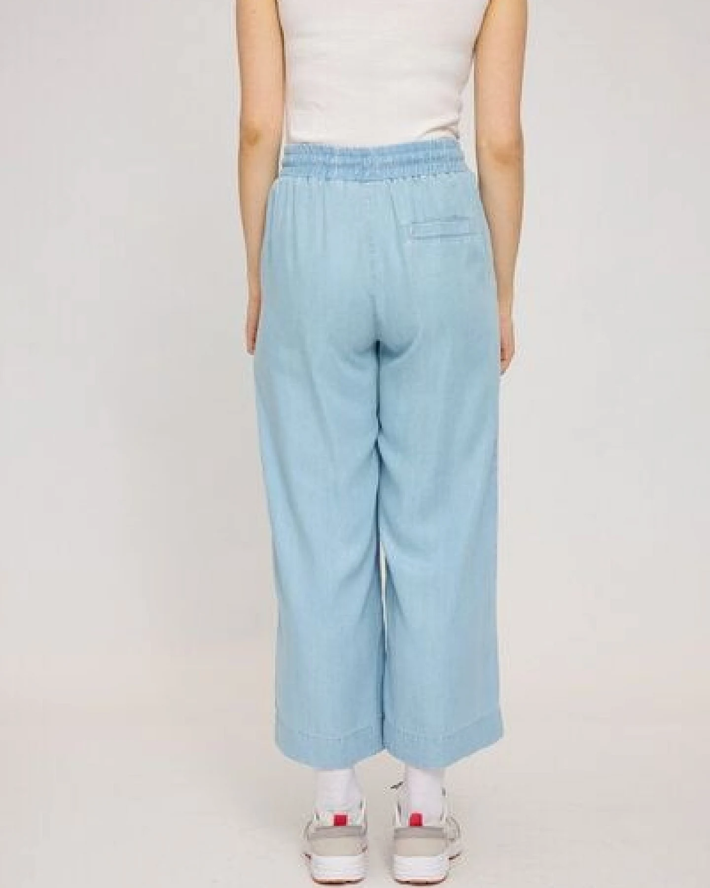 Mazine Weite Hose in Denim Look - aus Lyocell – Ansicht 2