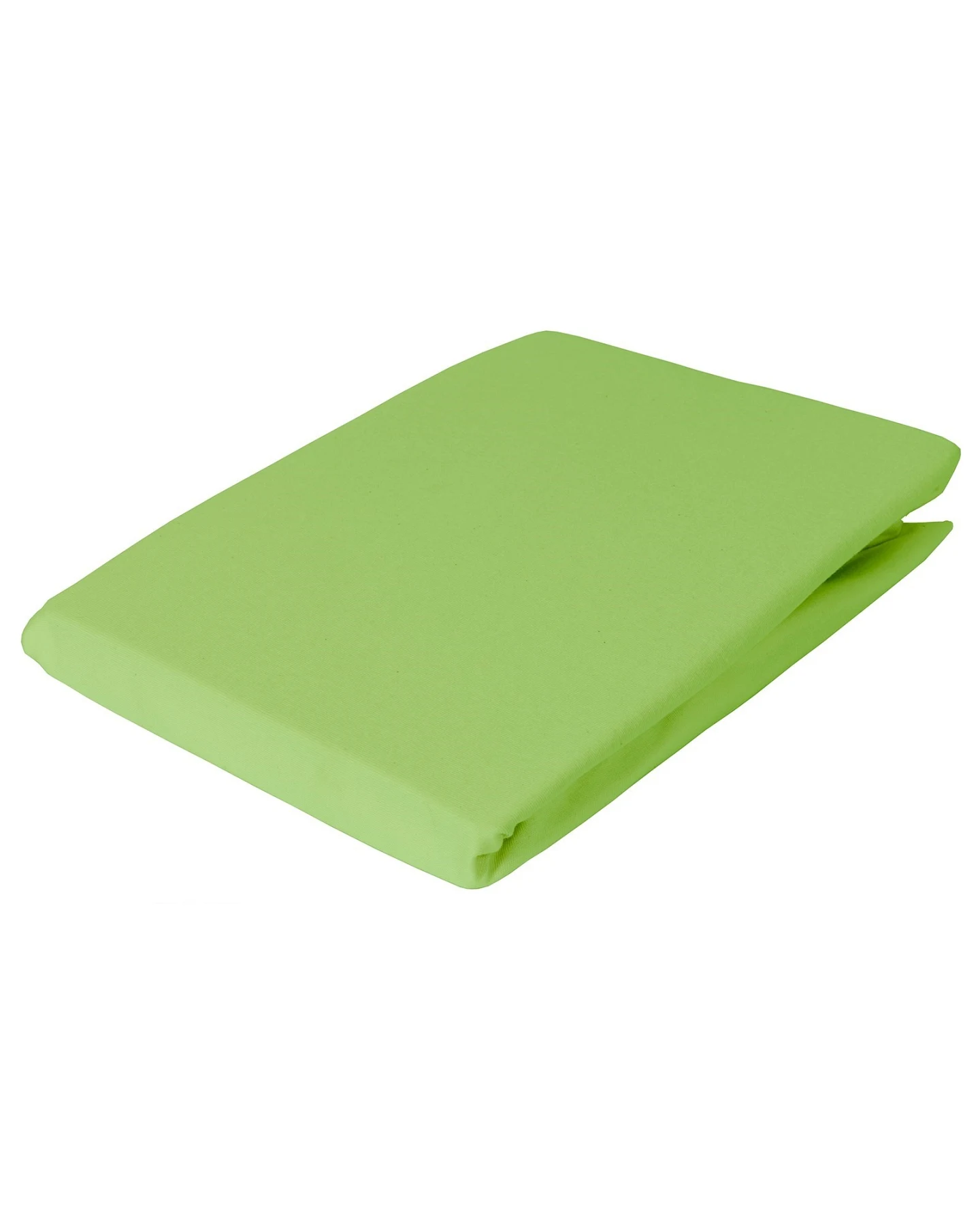 Spannbettlaken Bio-Baumwolle apfelgrün 60x120 cm / 70x140 cm – Ansicht 2