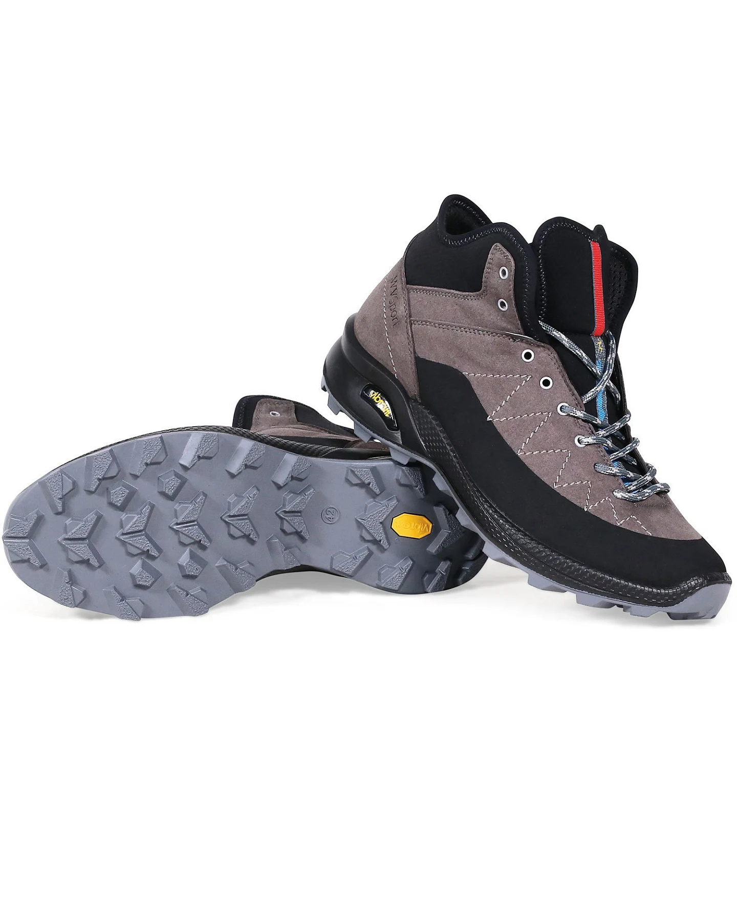 Will's Vegan Store Herren vegan Cross Tail Stiefel Wvsport Grau – Ansicht 2