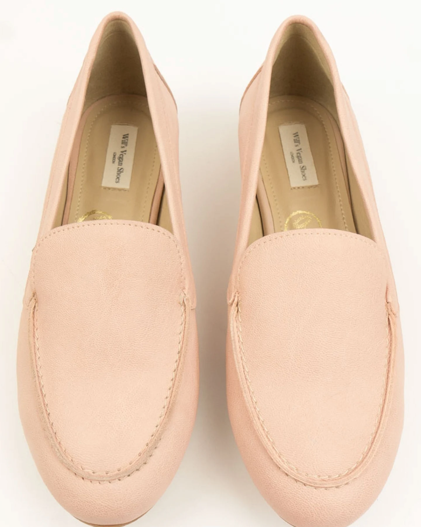 Will's Vegan Store Damen vegan Loafer Hellrosa – Ansicht 2