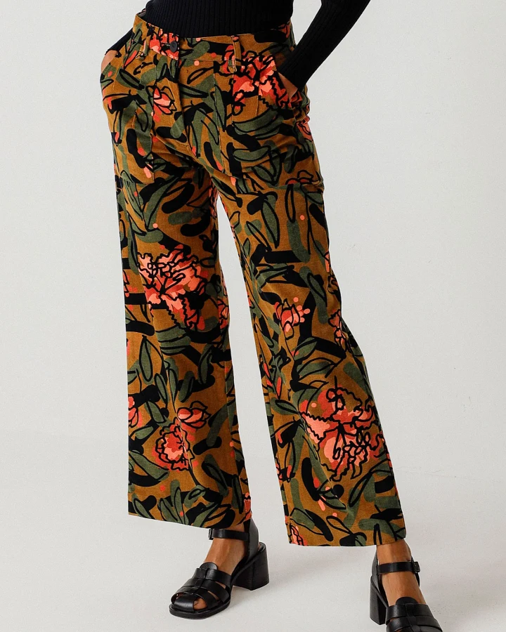SKFK Damen vegan Hose Iarza Mehrfarbig