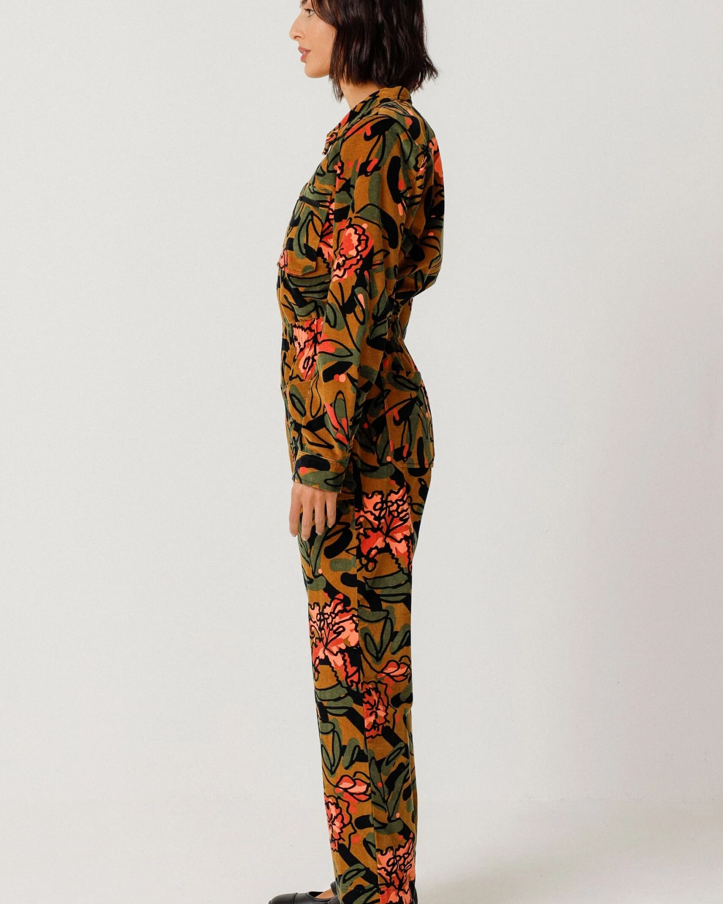 SKFK Damen vegan Jumpsuit Argi Mehrfarbig – Ansicht 2