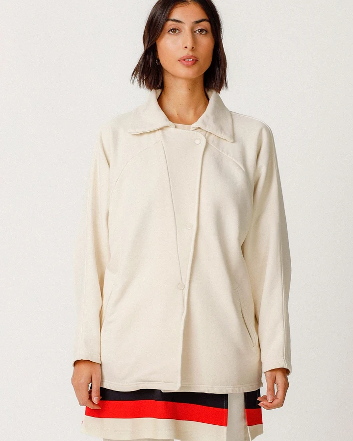 SKFK Damen vegan Sweatshirt Madalen Beige