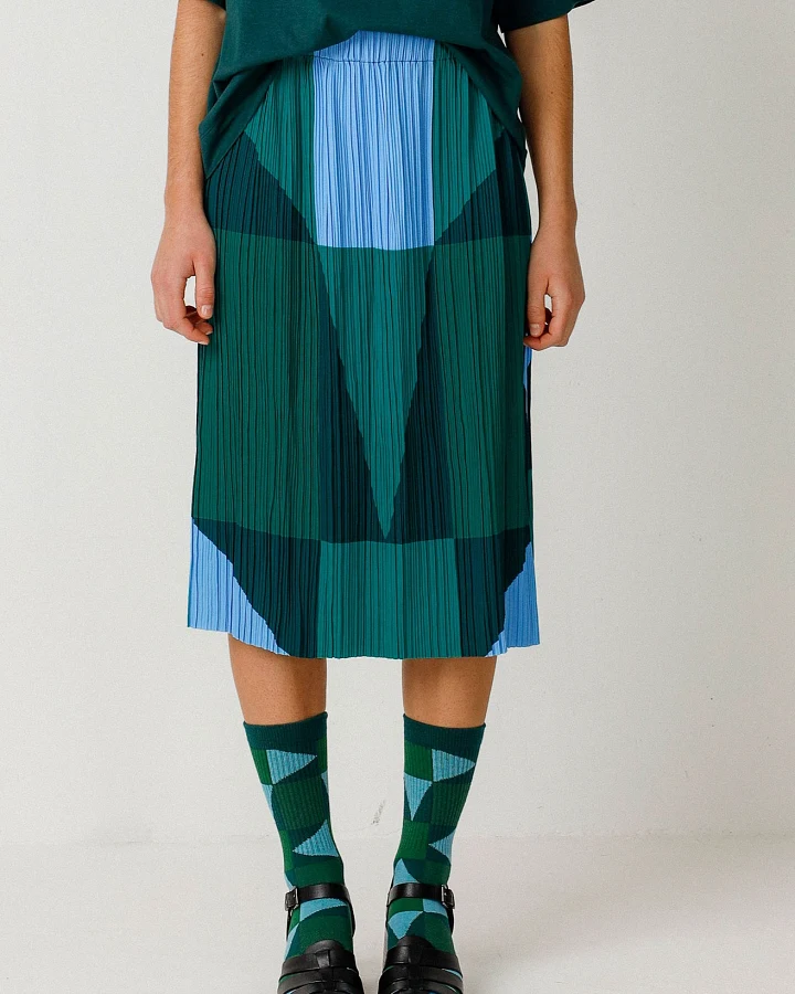 SKFK Damen vegan Rock Luzia Mehrfarbig