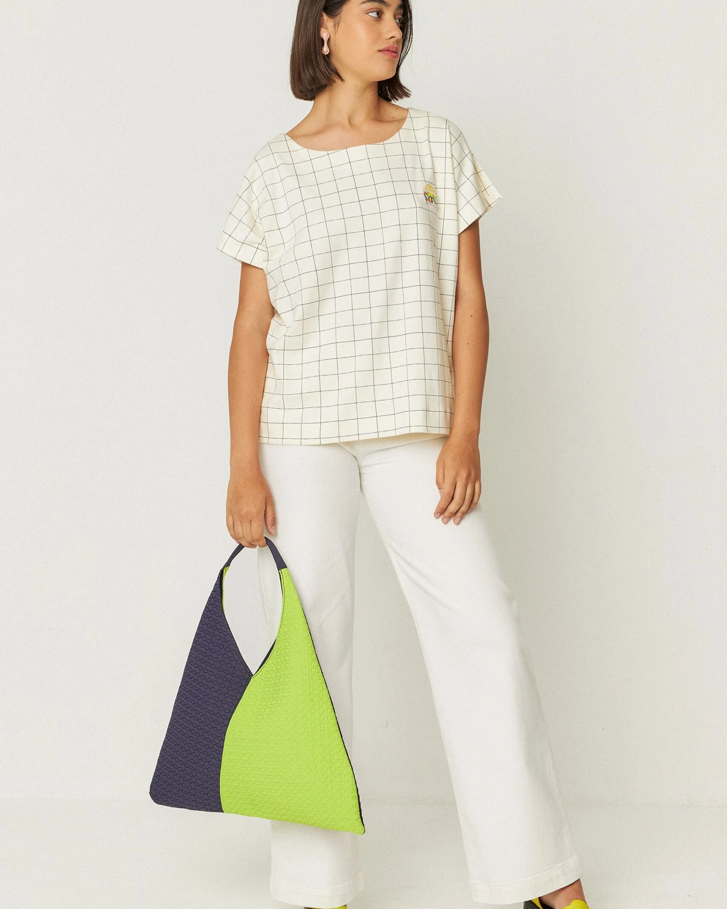 SKFK Damen vegan Tragetasche Arlet Grün – Ansicht 2