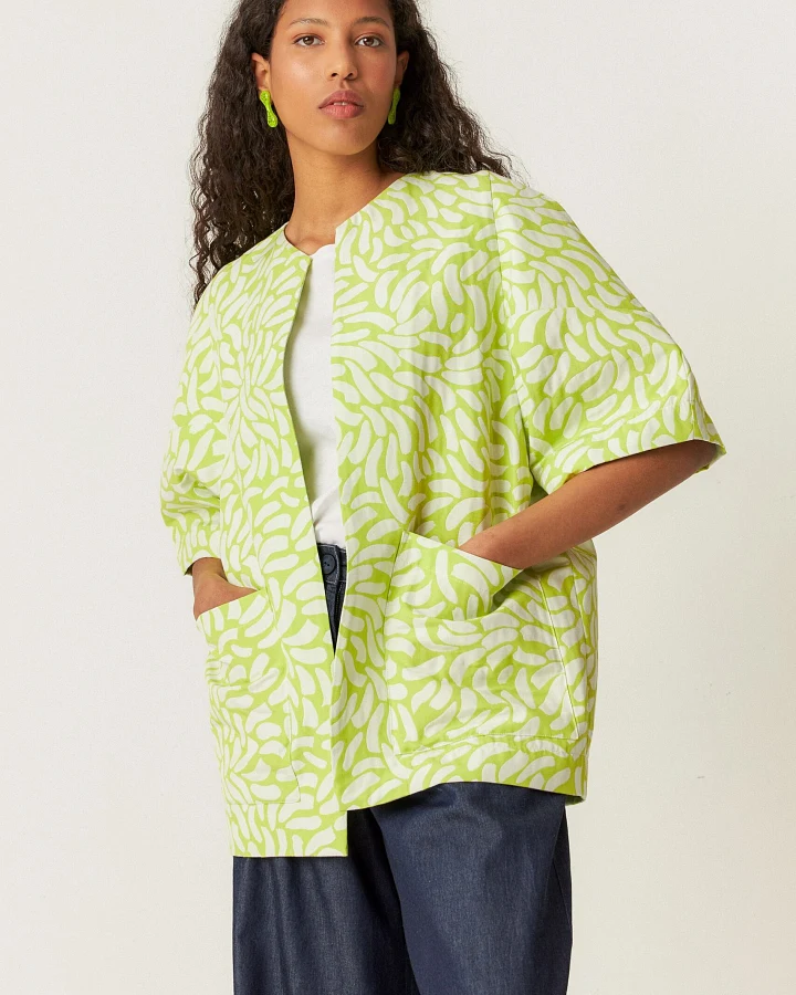 SKFK Damen vegan Blazer Kanala Gelb