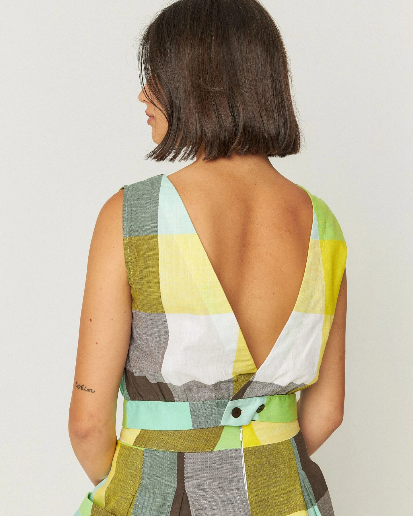 SKFK Damen vegan Bluse Katti Mehrfarbig – Ansicht 2