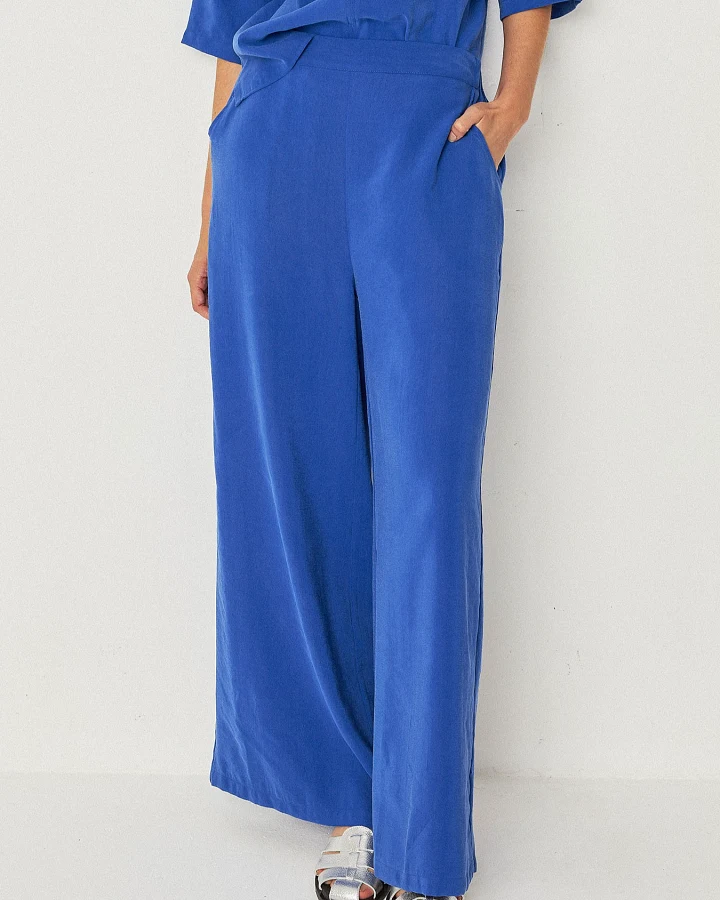 SKFK Damen vegan Hose Clodin Blau