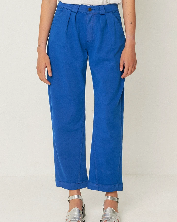 SKFK Damen vegan Hose Amata Blau