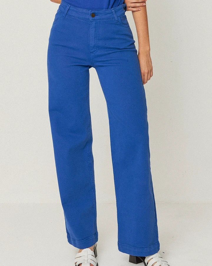 SKFK Damen vegan Hose Ainhize Blau