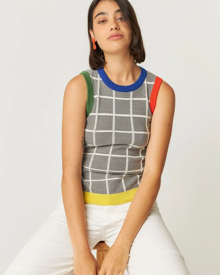 SKFK Damen vegan T-Shirt Baia Mehrfarbig