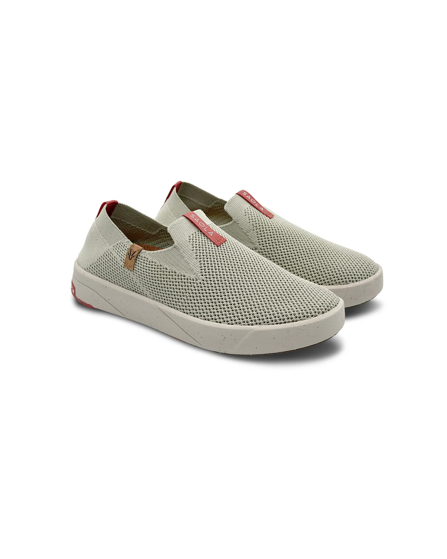 SAOLA Damen vegan Sneaker Damen Bali Verblasstes Grün – Ansicht 2